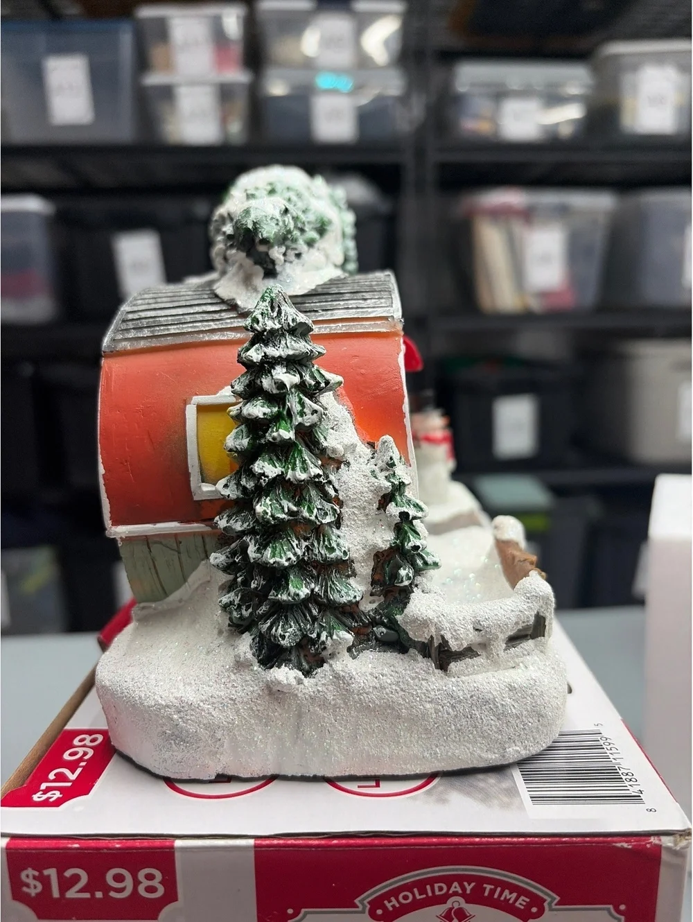 Holiday Time LED Christmas Camper Scene Decoration Lights Up